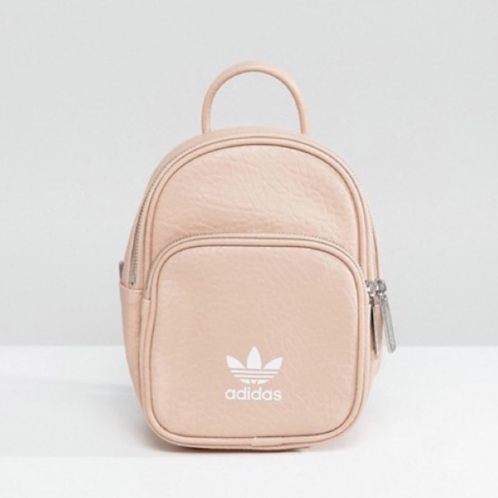 Light pink mini adidas backpack
